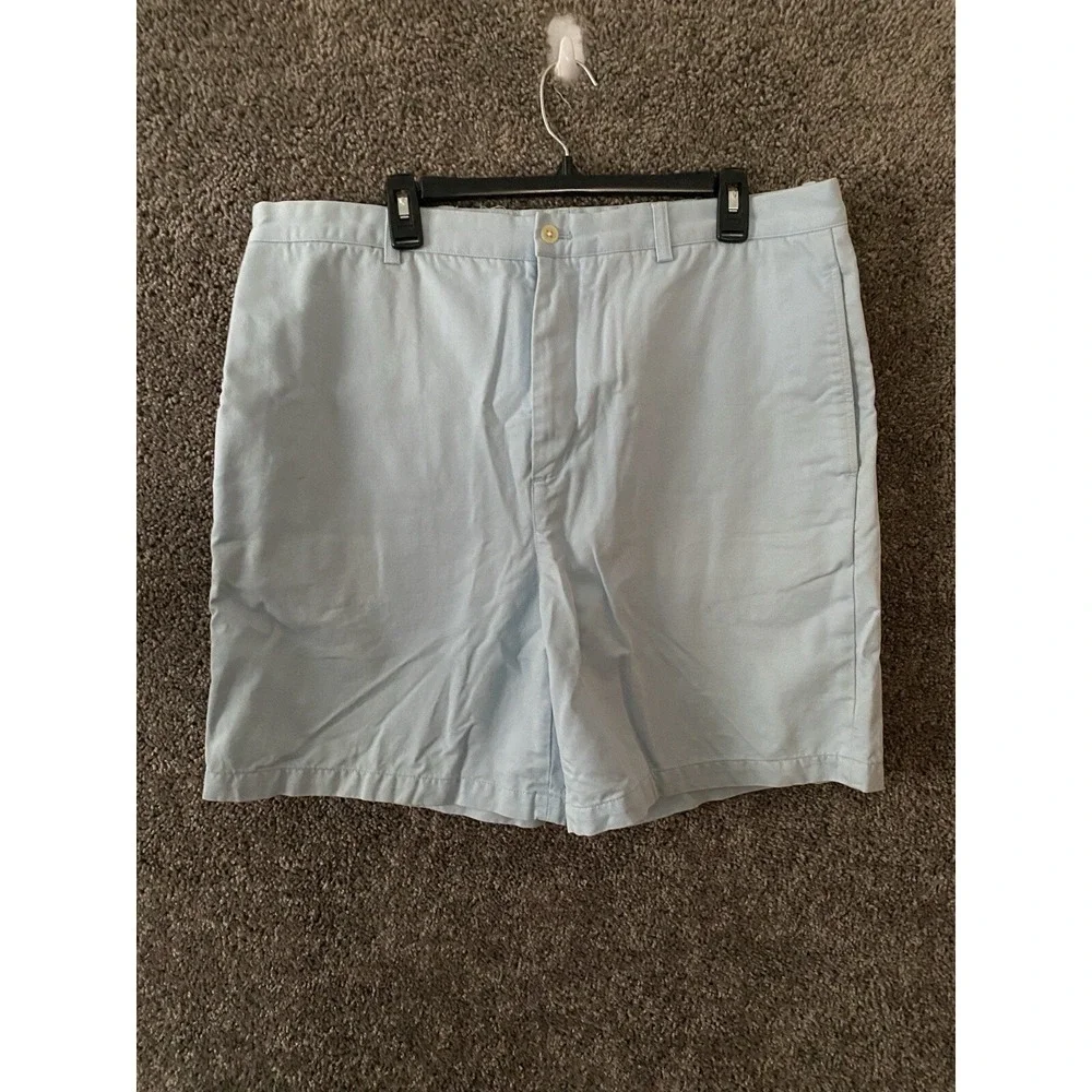 Vineyard Vines Chino‎ Shorts 38 Light Blue Men's Casual Dress Golf 100% Cotton